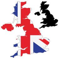 UK map flag