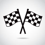 Race icon isolated on white background N2