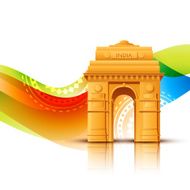 vector indian flag design N7