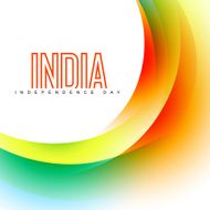 vector wave indian flag N2
