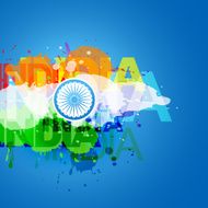vector indian flag design N9