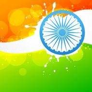 vector indian flag N16