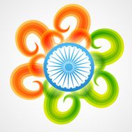 creative indian flag design N15