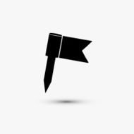 Vector black web icon on white background Eps10 N22