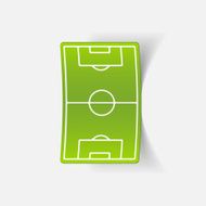 realistic design element playing field N27