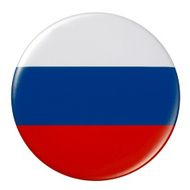 Badge - Russian flag