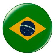 Badge -Brazil flag