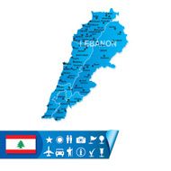 Lebanon map