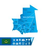 Mauritania map