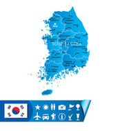South Korea Map N4