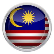 Glossy Button - Flag of Malaysia N4