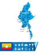 Burma map
