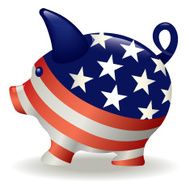 Patriotic Piggy Bank