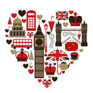 Love London heart symbol