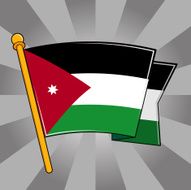 Flag of Jordan N18