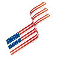 USA flag arrows