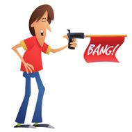 Bang Flag Gun