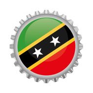 Saint Kitts and Nevis bottle top