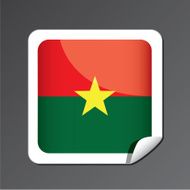 Burkina Faso Flag Icon N3