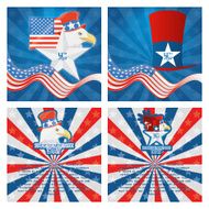 Vector American Independence Day Background N6