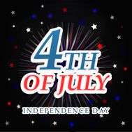 Stylish text with red and blue colors on creative background