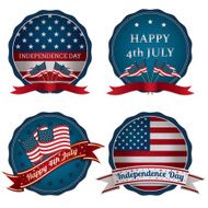 Fourth of July Badges N2
