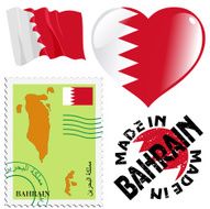 national colours of Bahrain