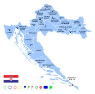 Map of Croatia N4