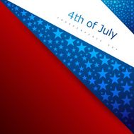 4th of july american independence day flag beautiful wave vector