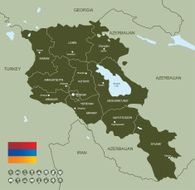 map of armenia N7