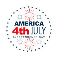 american independence day label N2