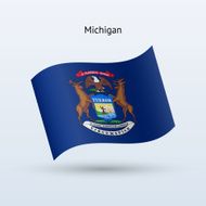State of Michigan Flag N3