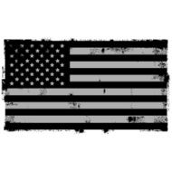 Grunge Black American Background
