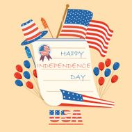 Fourth of July American Independence Day N22