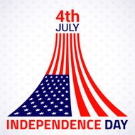 Stylish american Independence day design N3