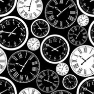 Clock Seamless Pattern N4