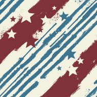 Vector Stars and Stripes seamless pattern N3