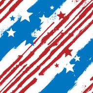 Vector Stars and Stripes seamless pattern N5