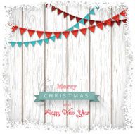 Christmas greeting card illustration