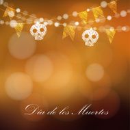 Dia de los muertos Day of the Dead Halloween card