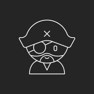 pirate line icon N16