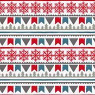 Christmas seamless boarder pattern N2