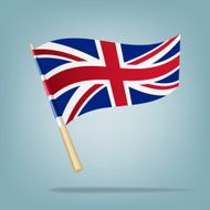 Flag of the United Kingdom Vector illustration