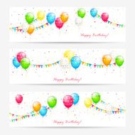 Cards with balloons