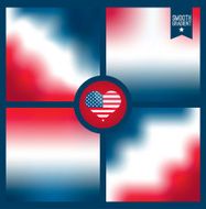 American abstract background N9