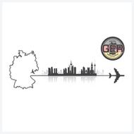 Germany Skyline Buildings Silhouette Background
