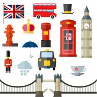 London vintage retro icons