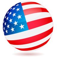 Spherical Flag of USA