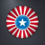 Vector american badge