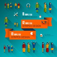 Set Of Icons and people